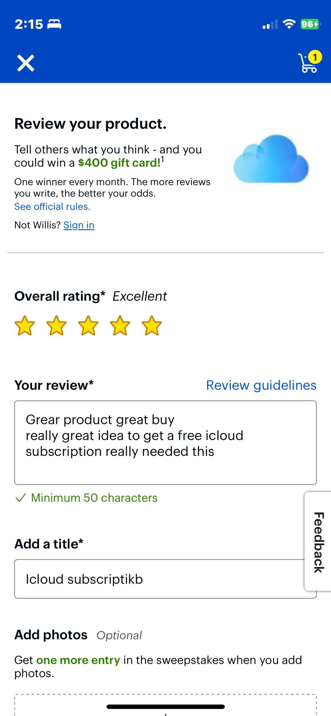 Customer provided, click to load a larger version