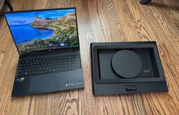 Razer Laptop Cooling Pad with Intelligent Fan Control and Razer Laptop Cooling Pad with Intelligent Fan Control and