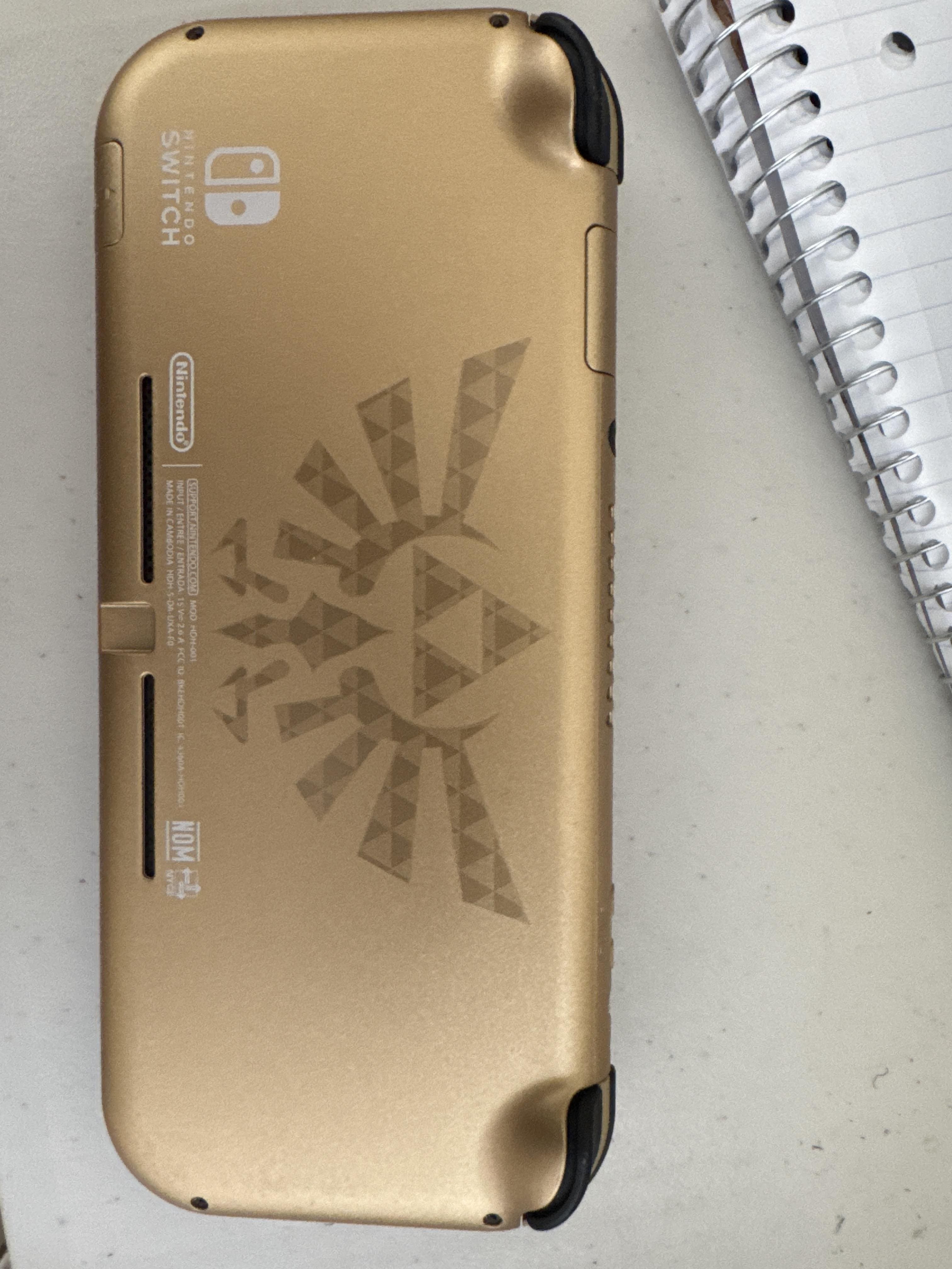 Switch Lite: Hyrule Edition with Bonus Nintendo Switch Online +