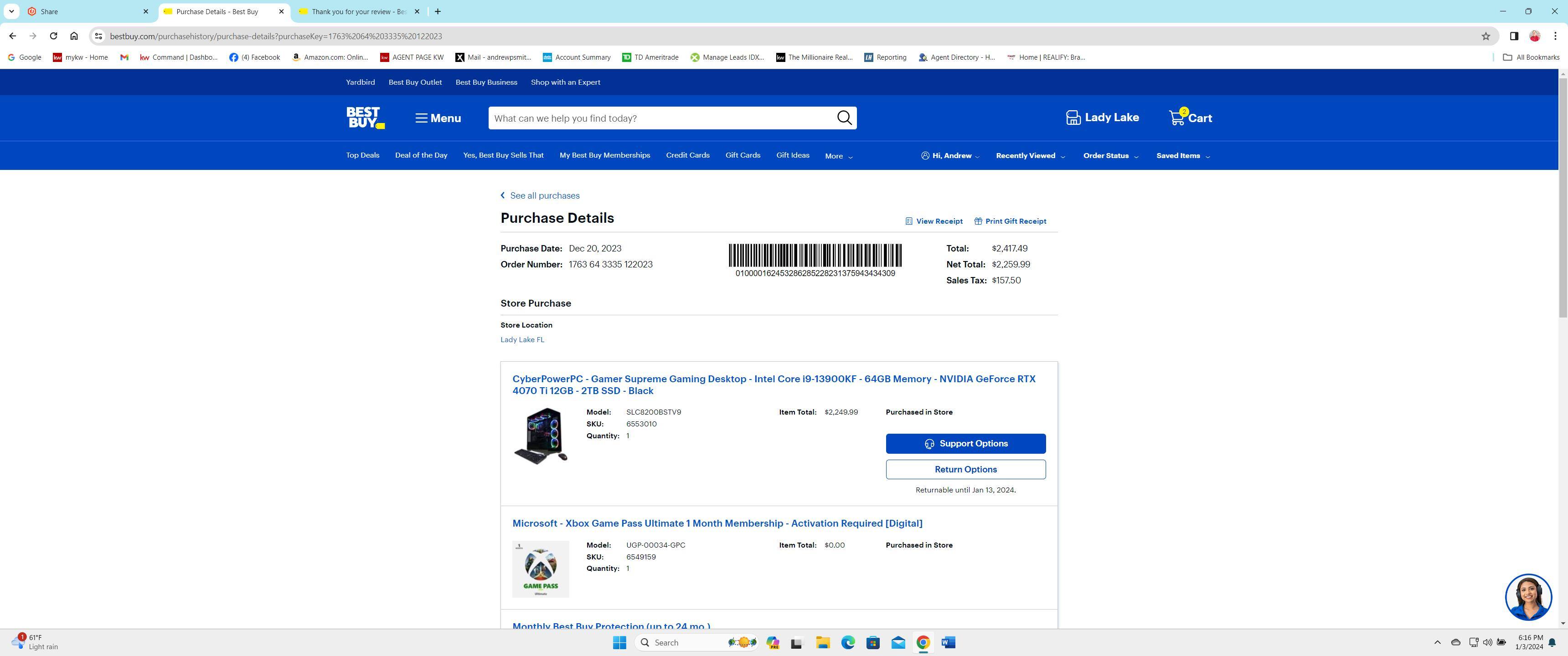 Customer provided image, click to load a larger version