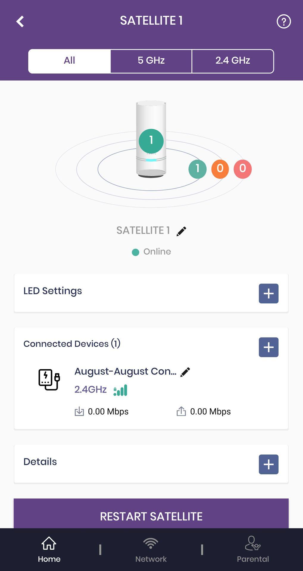 satellite app settings, click to load a larger version
