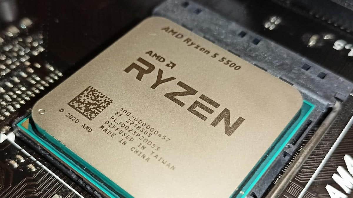 AMD Ryzen 5 5500 6 Core 12 Thread 3.6 GHz (4.2 GHz Max Boost