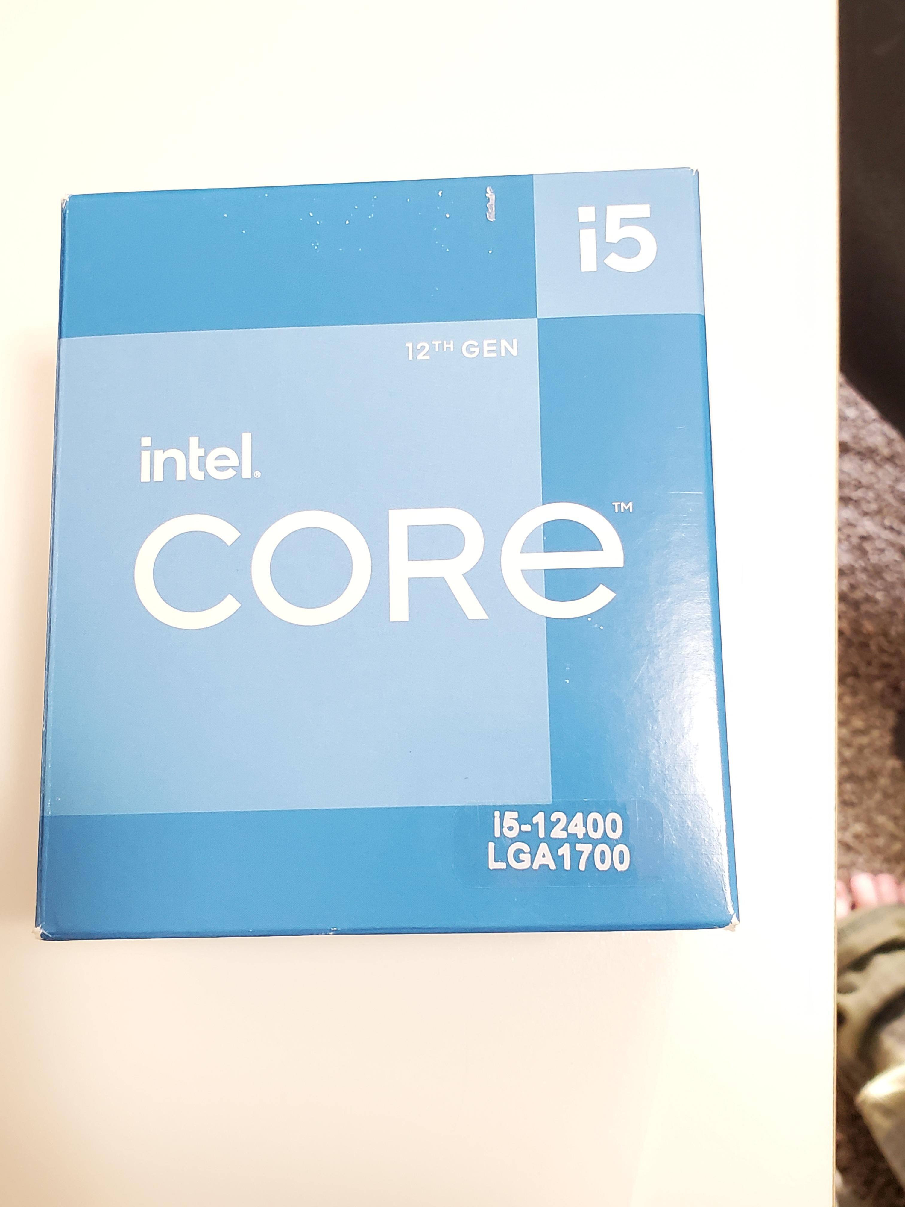 Intel Core i5-12400 CPU (6コア/12スレッド) New Buy the Intel Core i5 12400F CPU 6 Core / 12 Thread - Max