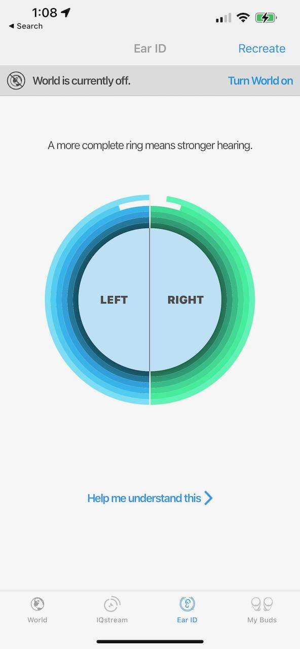 Ear ID results., click to load a larger version