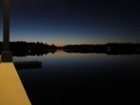 Sunset on lake in nightshot mode and stablized on railing, click to load a larger version