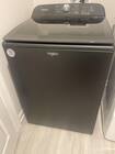 Whirlpool 5.3 Cu. Ft. High Efficiency Top Load Washer with Deep Water Wash  Option Volcano Black WTW6150PB - Best Buy