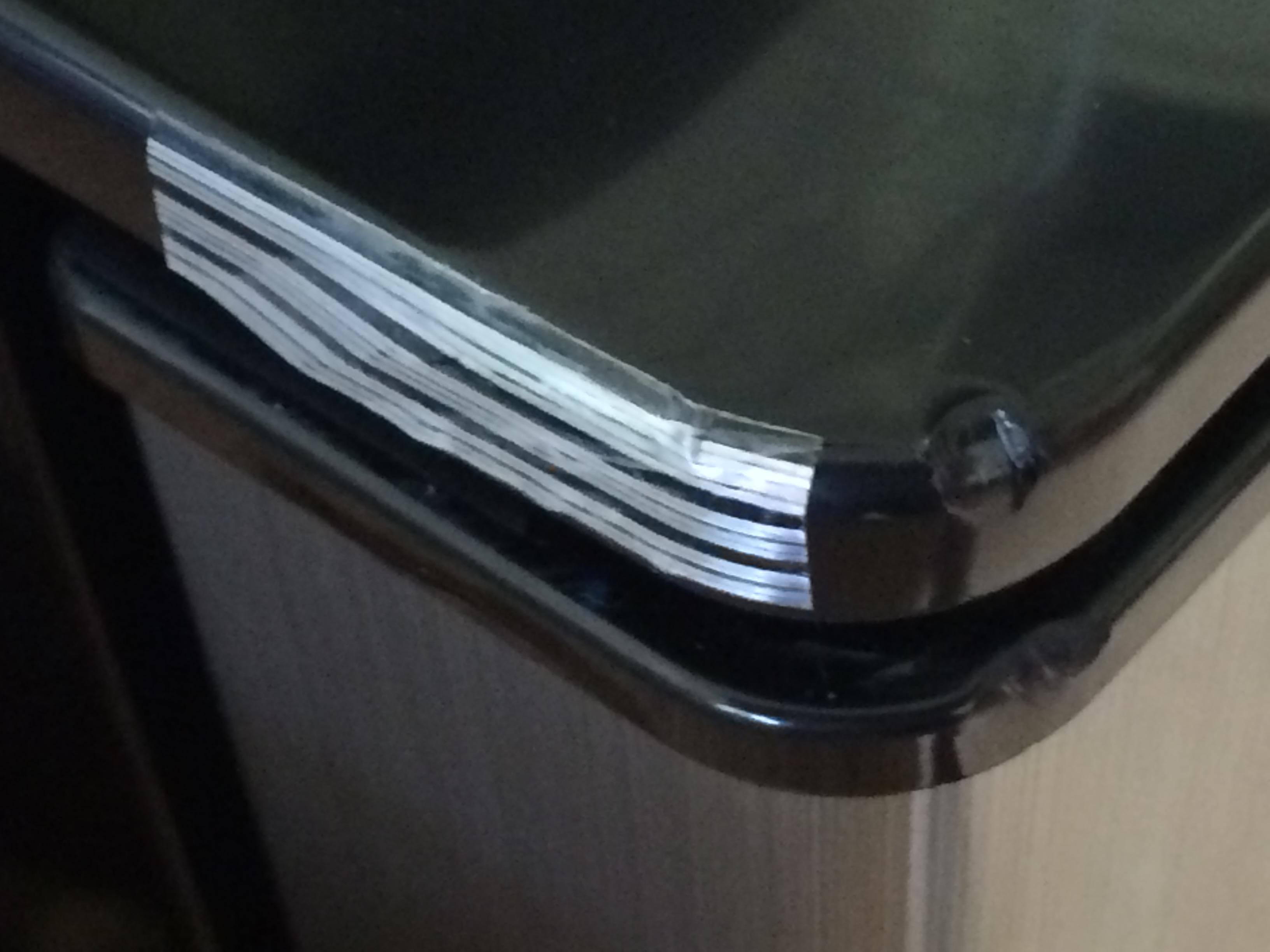 Later replaced with black electrical tape., click to load a larger version