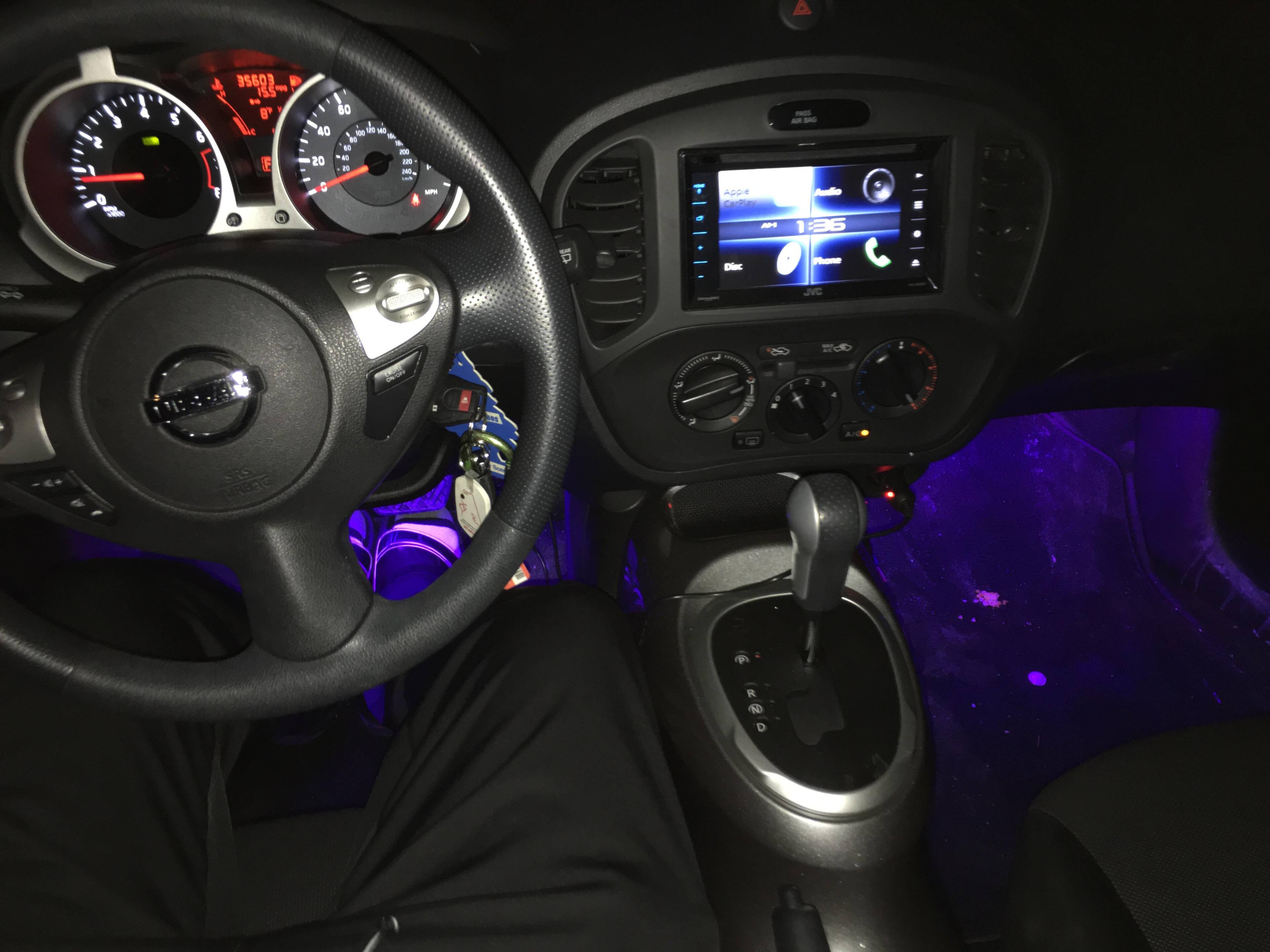 Installed Nissan Juke, click to load a larger version