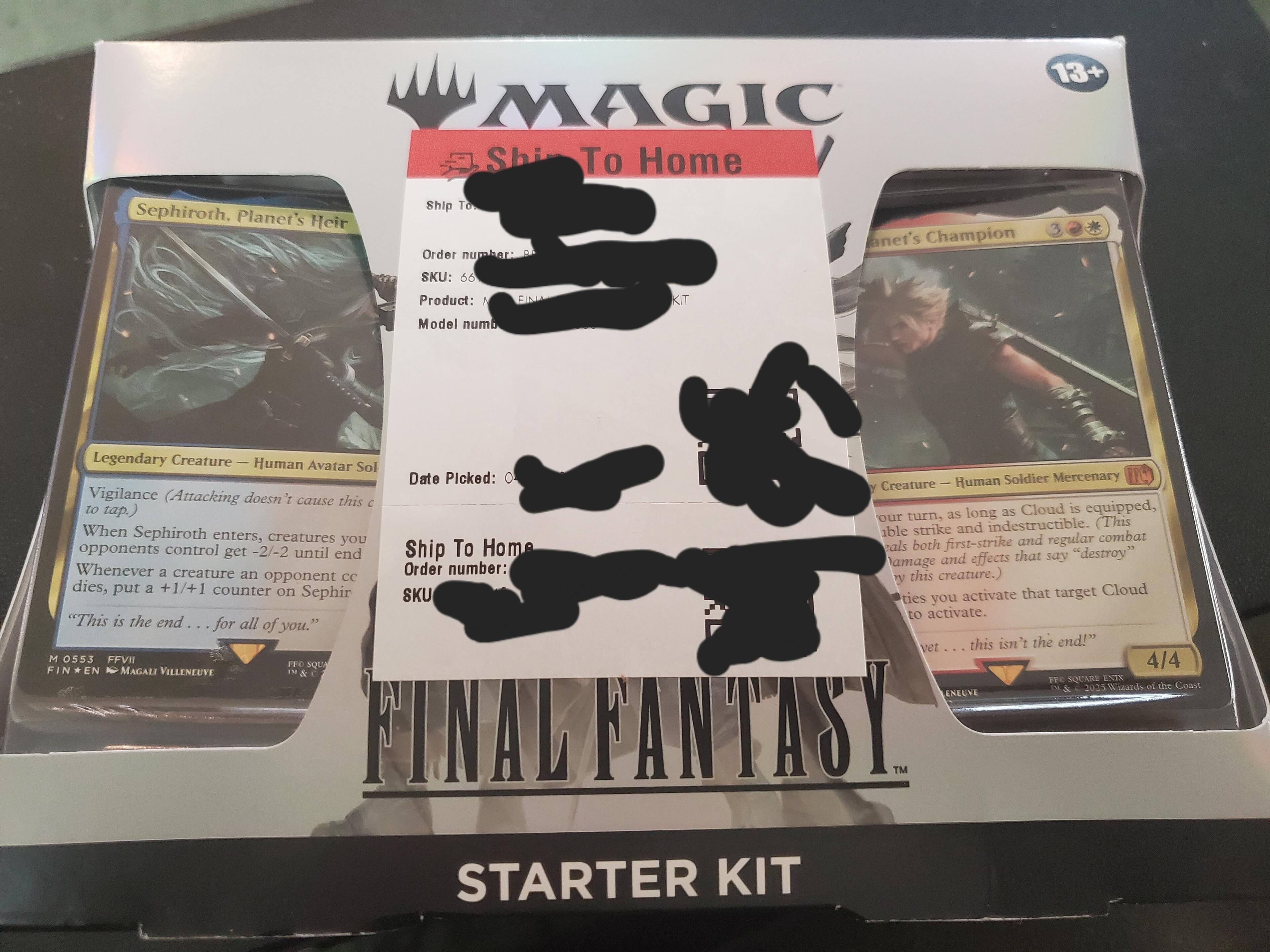Wizards of The Coast Magic: The Gathering Final Fantasy Starter Kit  D38540000 - Best Buy