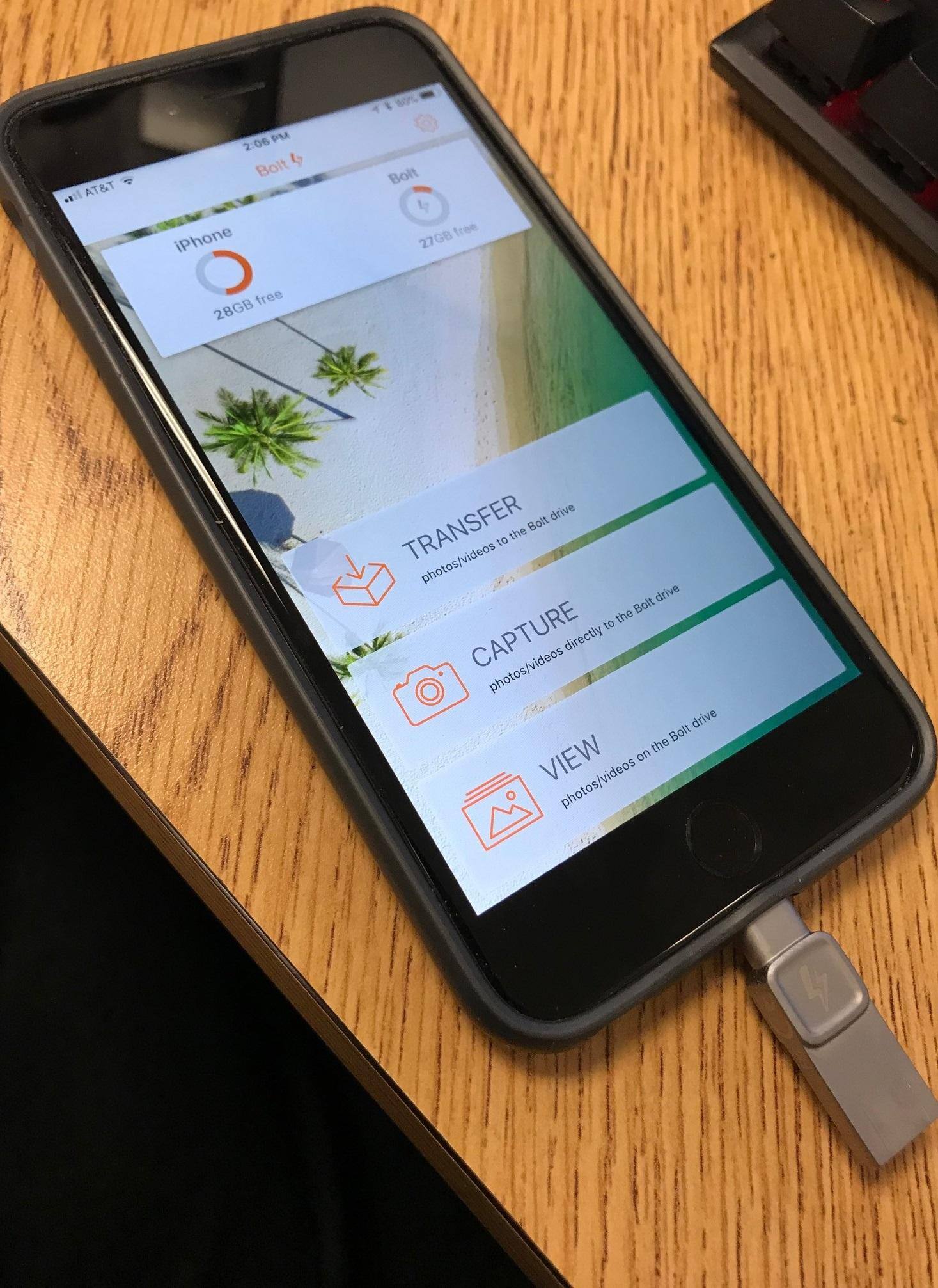 In action, plugged into iPhone, click to load a larger version