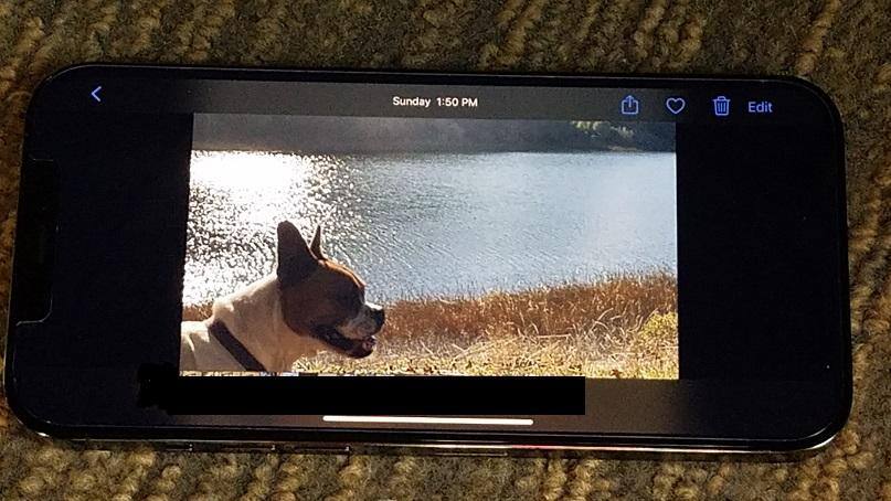 The phone with the protective screen installed, click to load a larger version