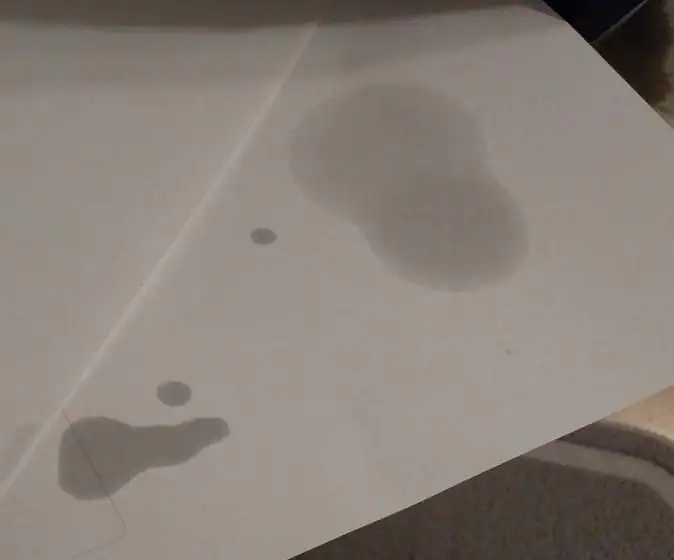 Oil Spots on My Paper, click to load a larger version