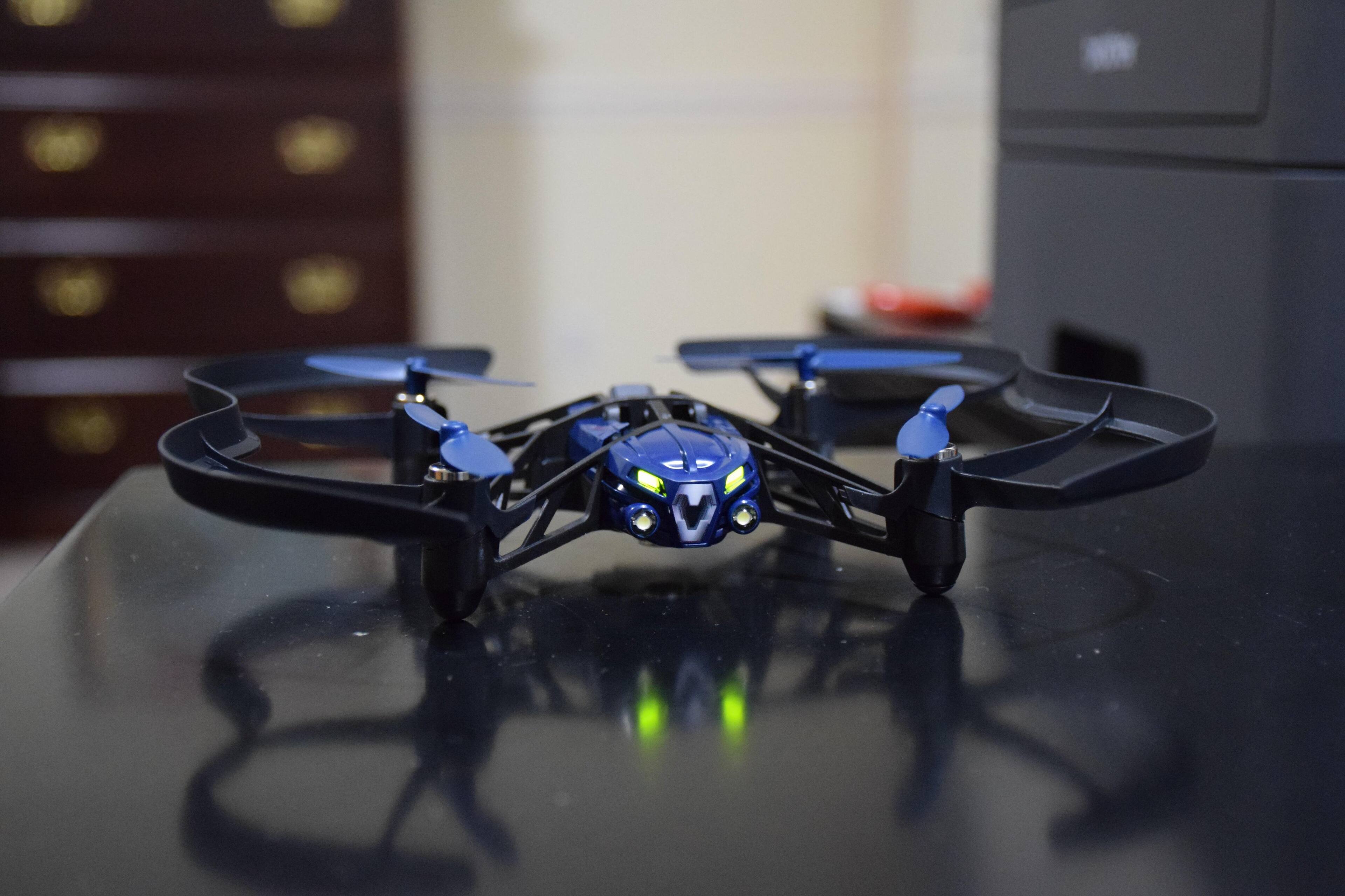Front view of the drone, click to load a larger version