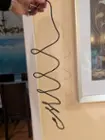 Demonstrating how stiff and relatively unsupple the cable is, click to load a larger version