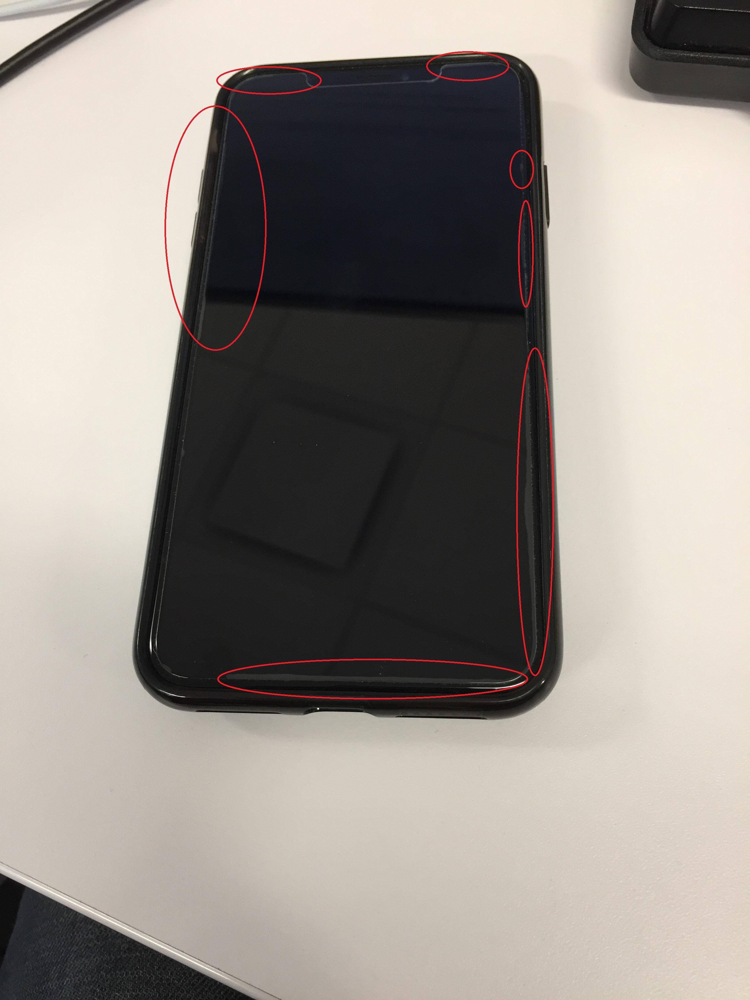 I circled the areas of "haloing", click to load a larger version