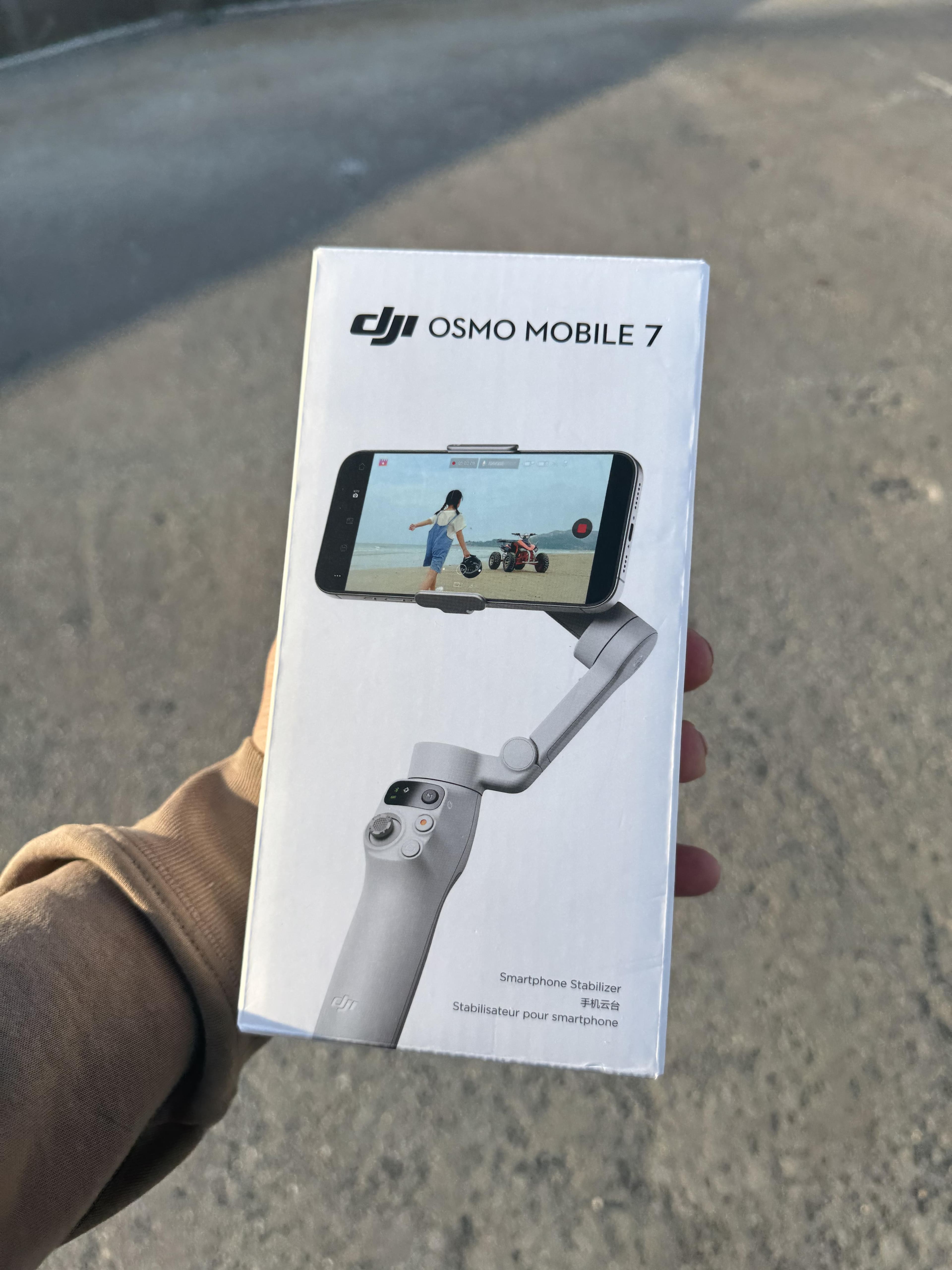 DJI Osmo Mobile 7 Smartphone 3 Axis Gimbal Stabilizer Gray CP.OS