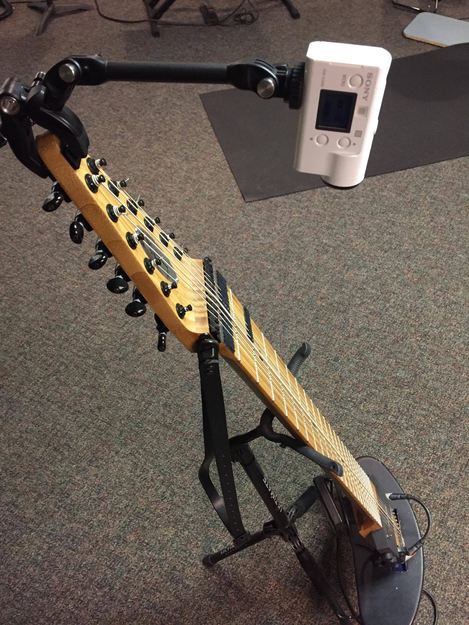 Camera mounted on Chapman Stick, click to load a larger version