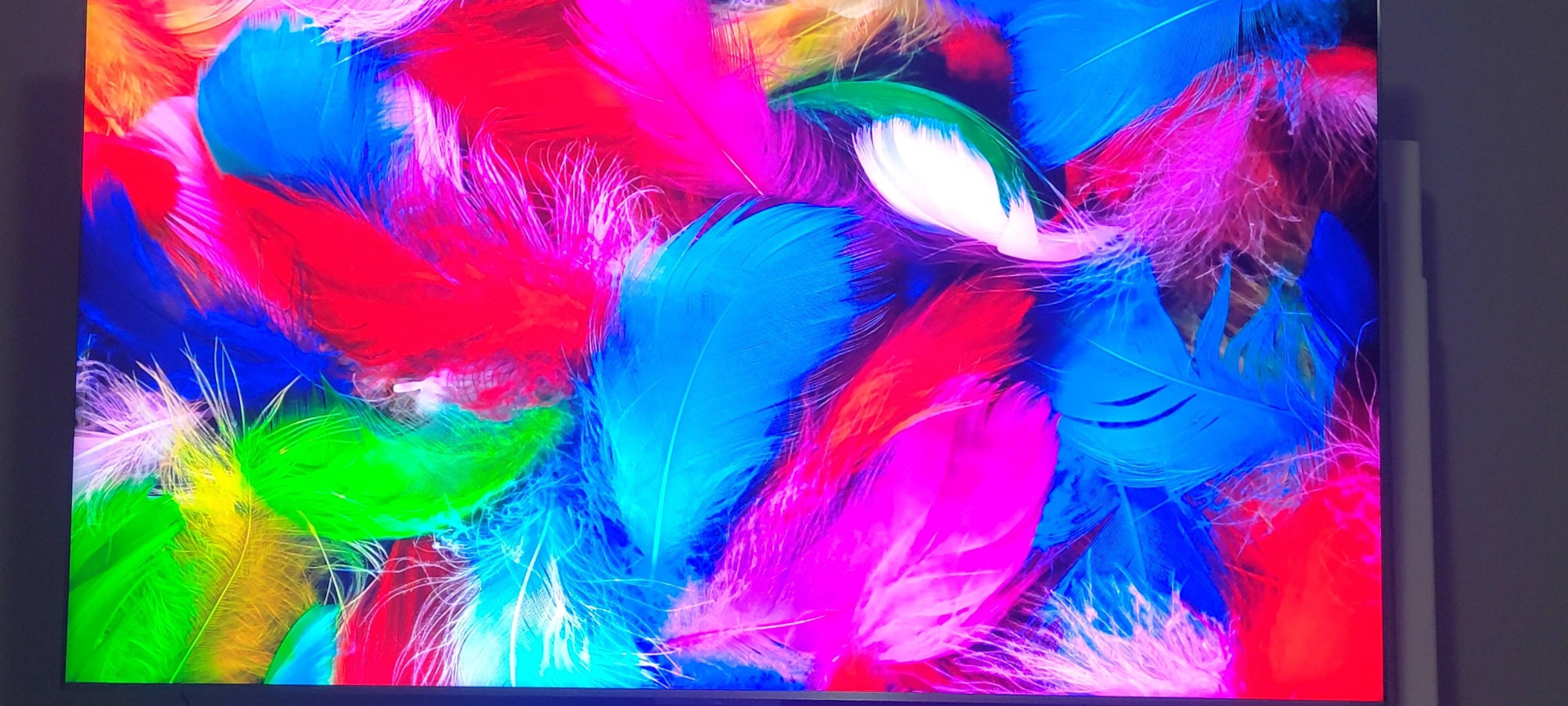 Picture with room light on., click to load a larger version