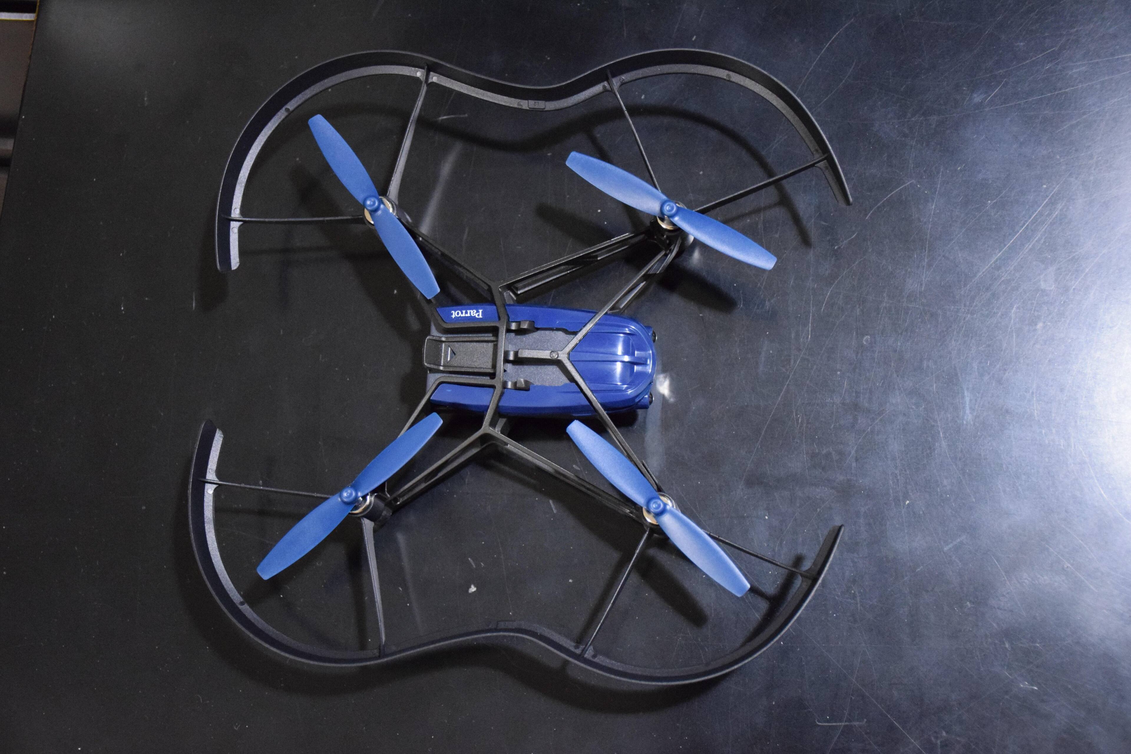 Top view of the drone, click to load a larger version