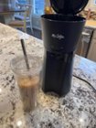 Best Buy: Mr. Coffee Iced Single Serve Coffee Maker with Reusable Tumbler,  Stainless Steel Straws and Reusable Gold-Tone Coffee Filter, Black Black  BVMC-ICMBL-DS