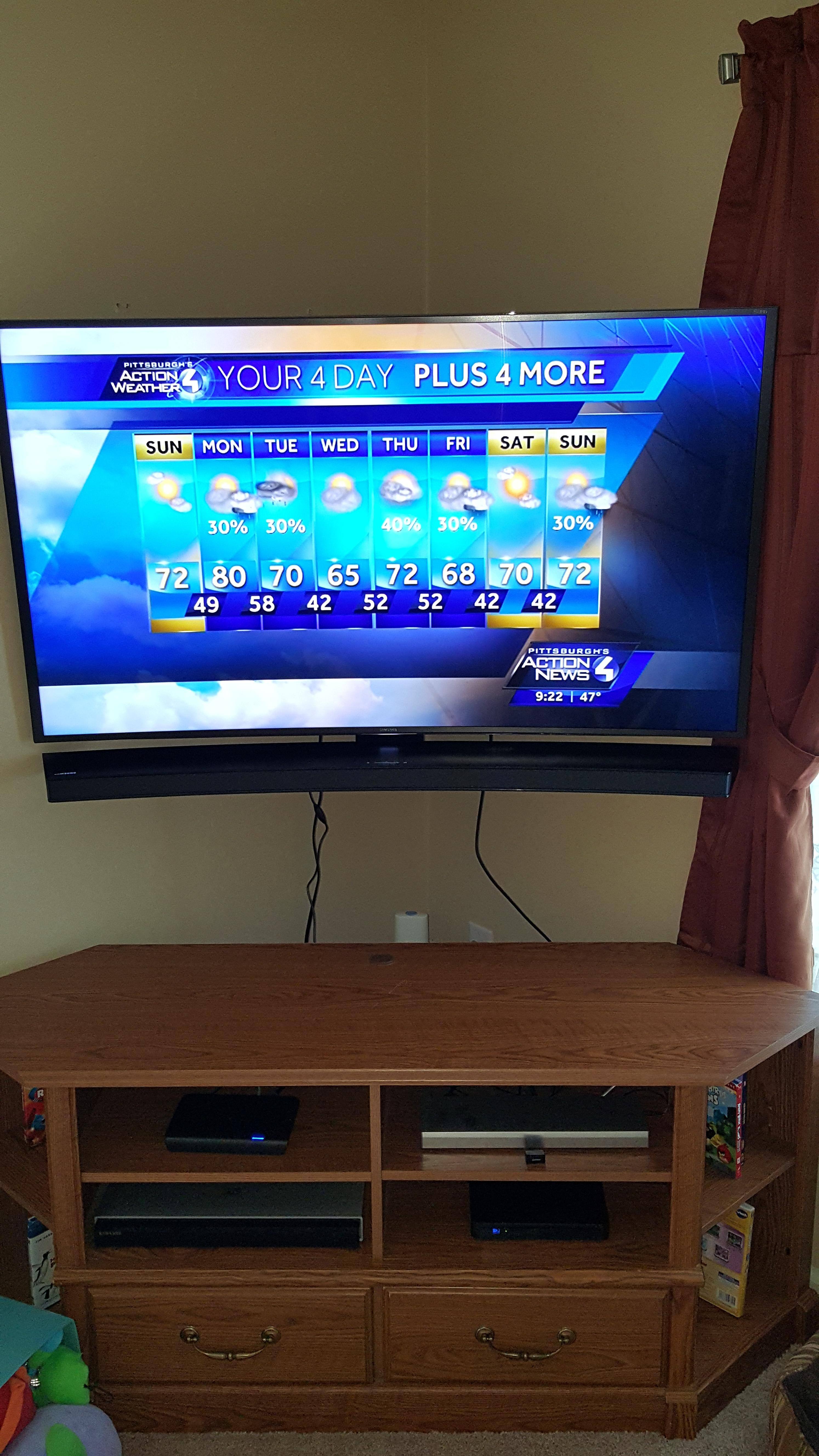 My 4K TV and Soundbar, click to load a larger version