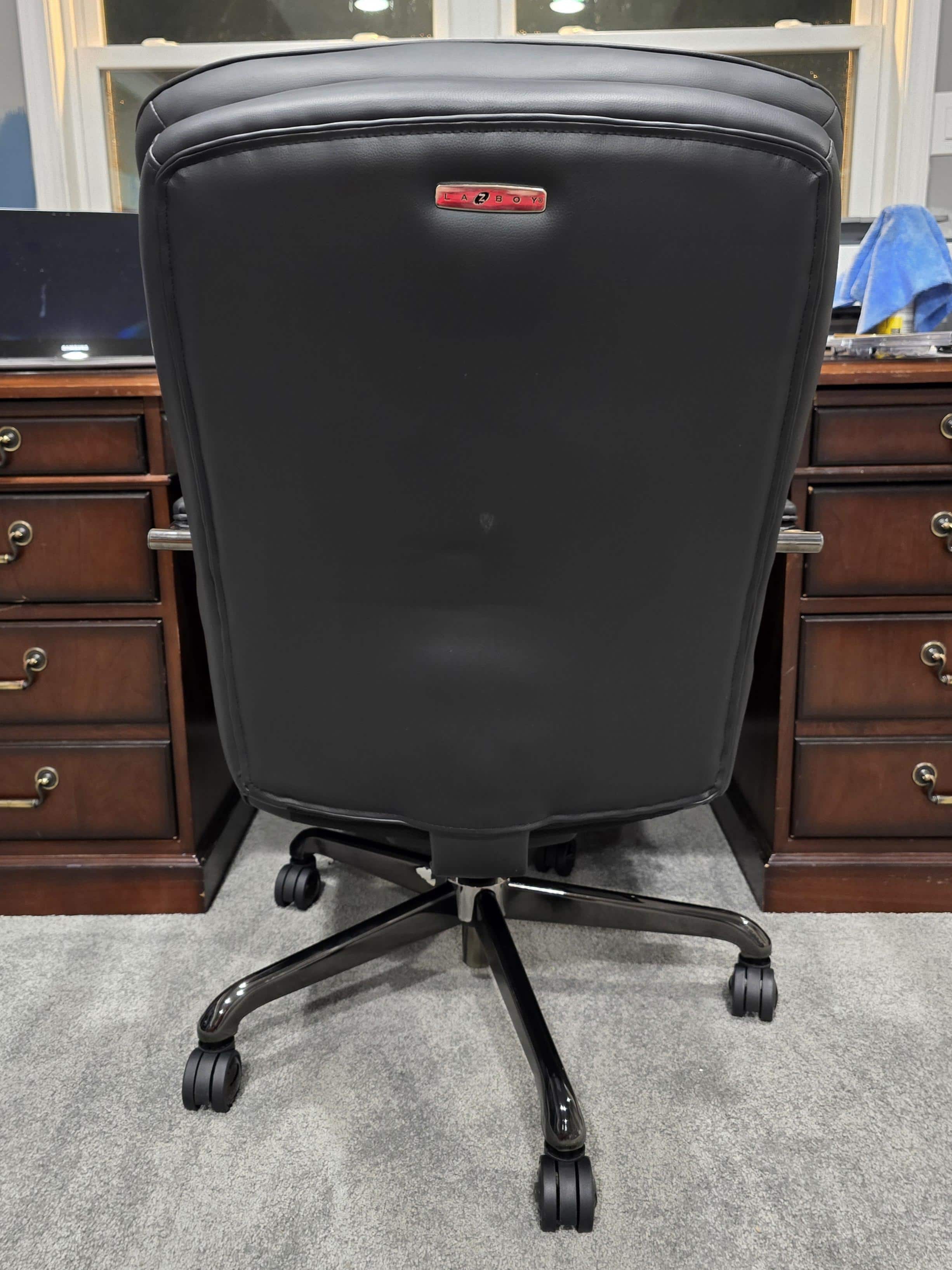 La Z Boy Symphony Executive Mid Back Bonded Leather Office Chair