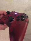 Black "etched" claw marks on burgundy, click to load a larger version