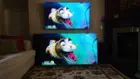65" Visio below, 75" Sony 900E above and 4'back, click to load a larger version