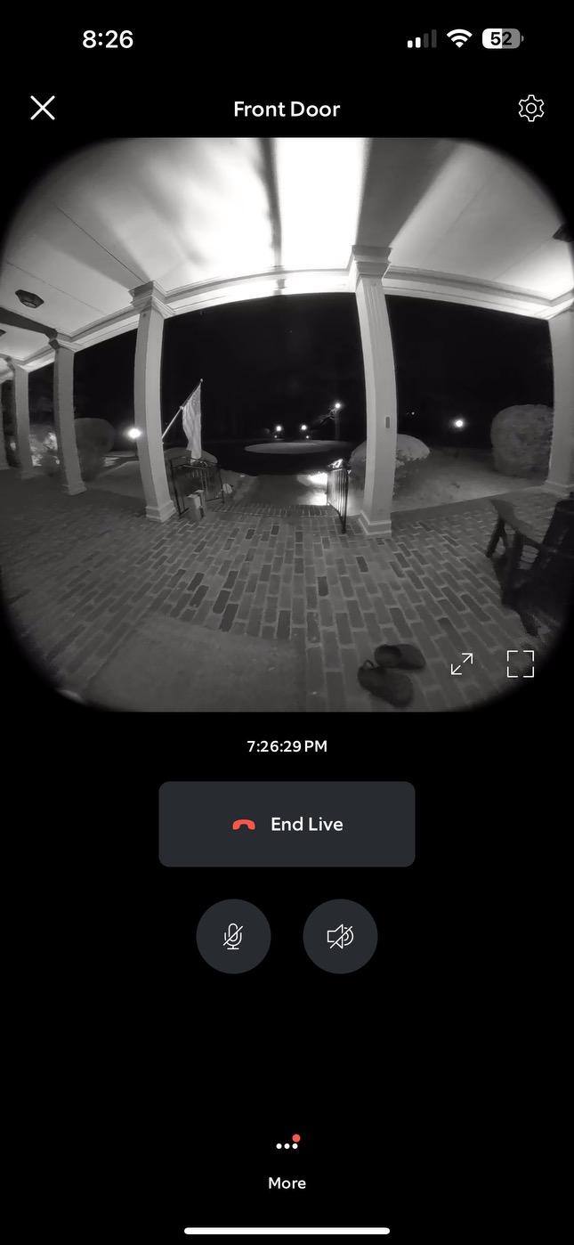 Excellent night vision, click to load a larger version