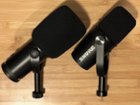Left: Samson Q9U. Right: Shure MV7X, click to load a larger version