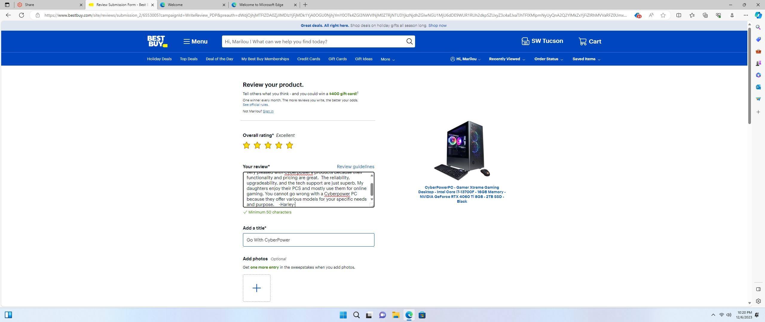 Customer provided, click to load a larger version