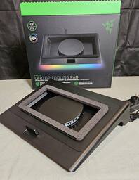 Razer Laptop Cooling Pad with Intelligent Fan Control and Razer Laptop Cooling Pad with Intelligent Fan Control and