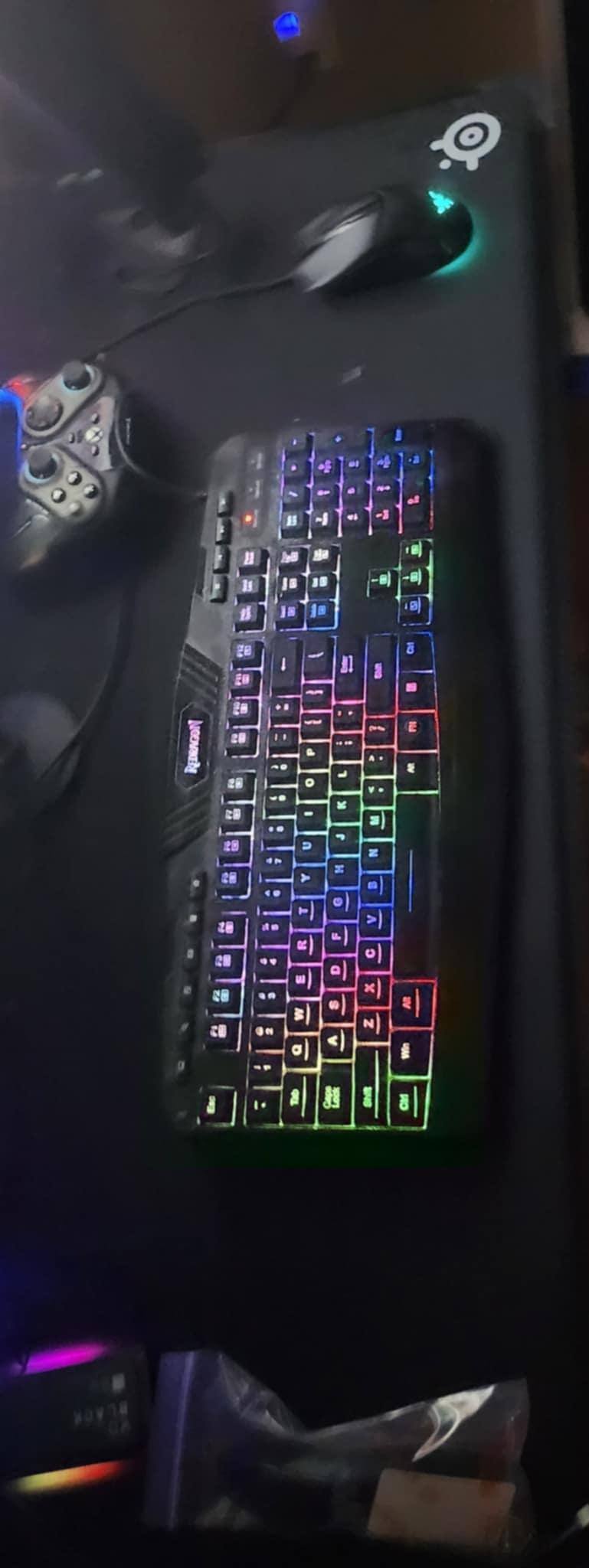 Mousepad under my keyboard., click to load a larger version