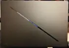 Top of laptop with customizable slash lighting., click to load a larger version