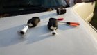 2 Arlo Pro Cameras with silicone cases and outdoor mounts, click to load a larger version