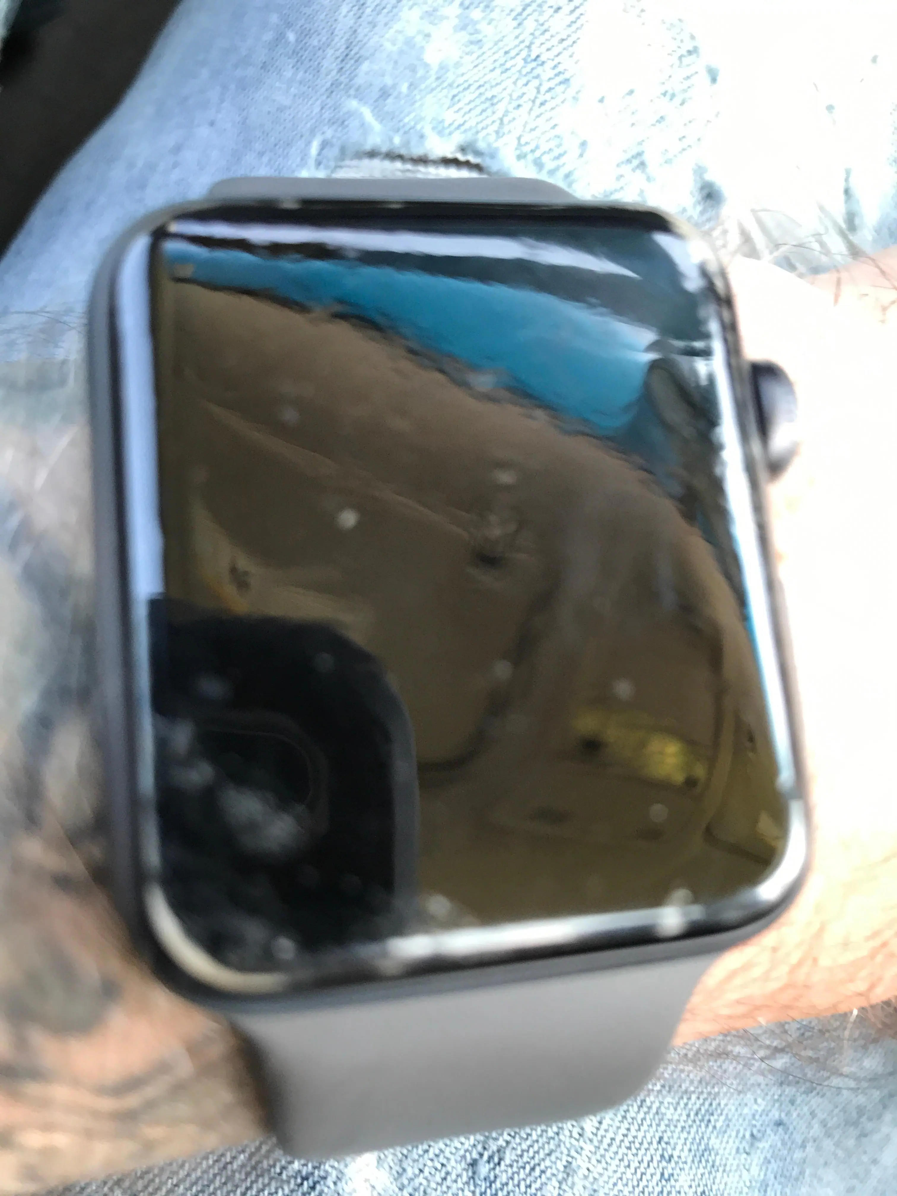 Top right is what’s peeling. Bottom left is what I messed up when I put it on, click to load a larger version