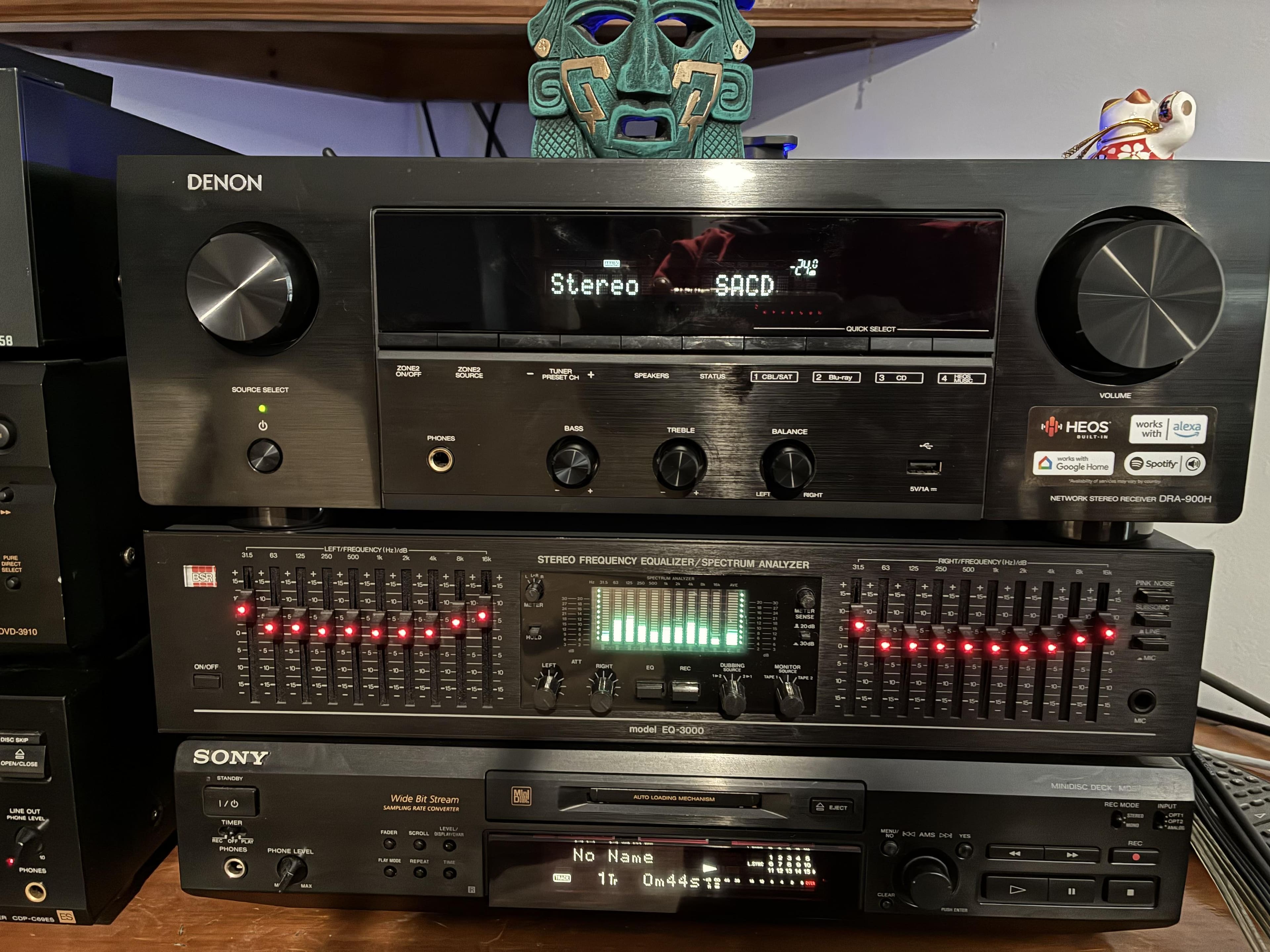 Denon DRA 900H 100W 2.2 Ch. Bluetooth Capable with HEOS 8K Ultra
