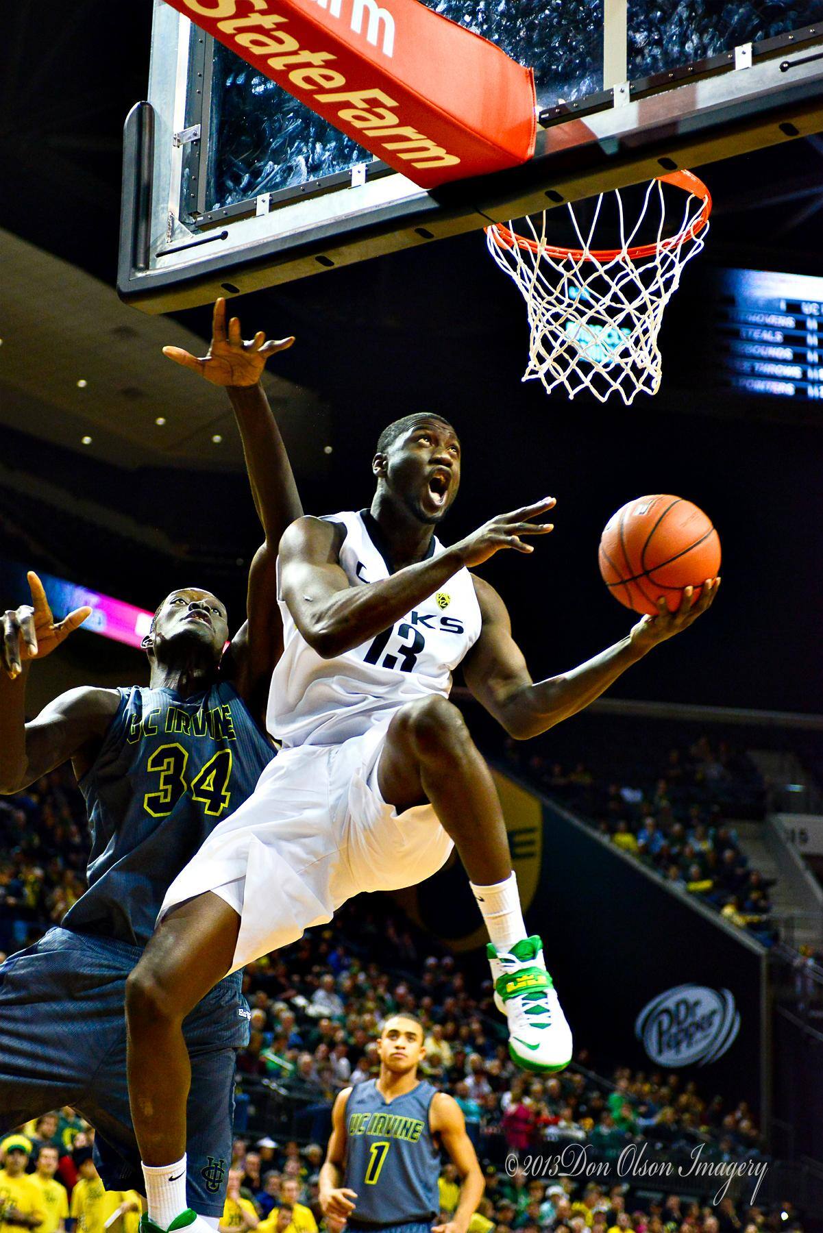 Ducks vs UC irvine, click to load a larger version
