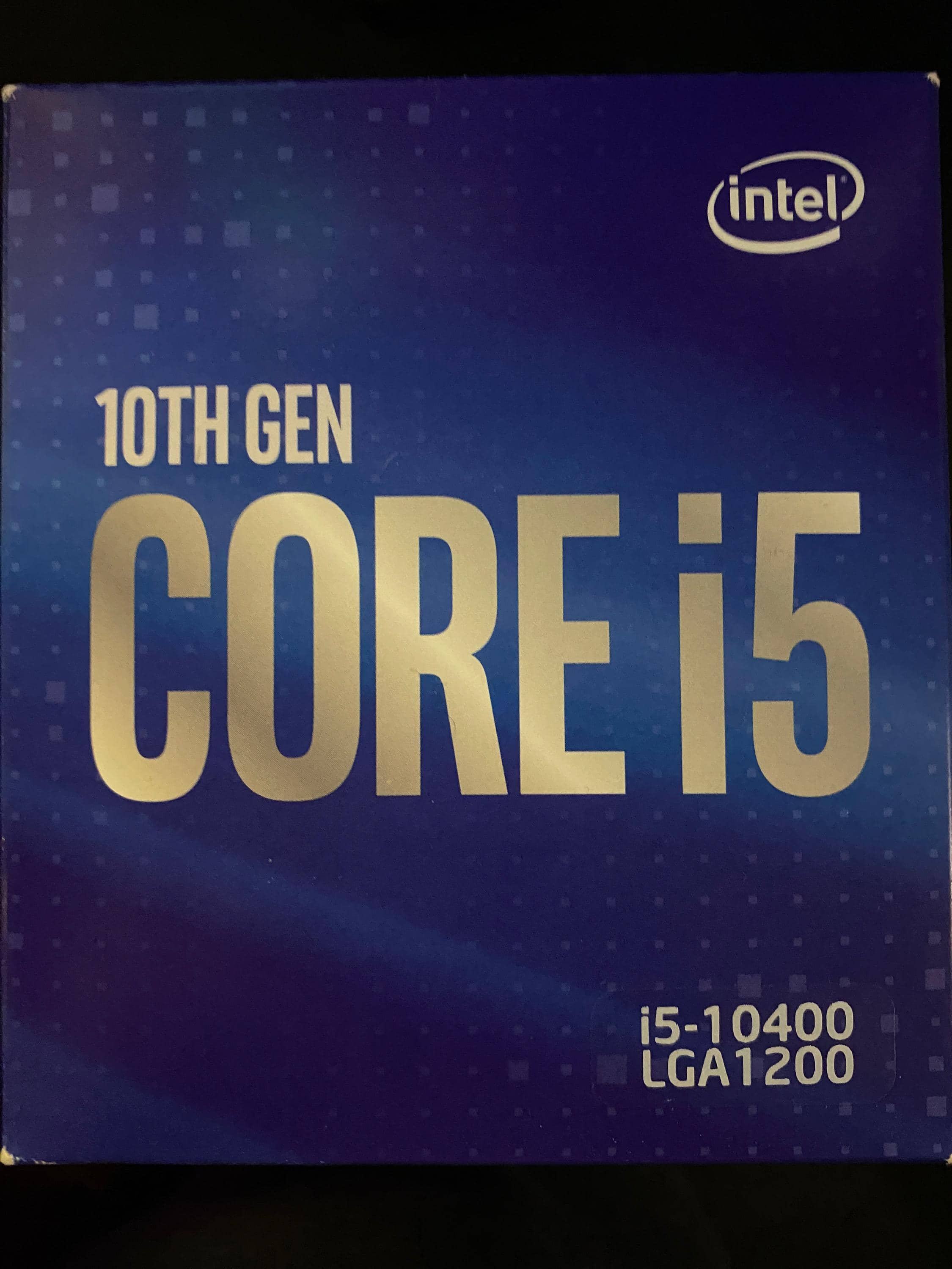 Intel Core i5 10400 10th Generation 6 Core 12 Thread 2.9 GHz (4.3