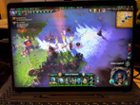 Playing a game, click to load a larger version