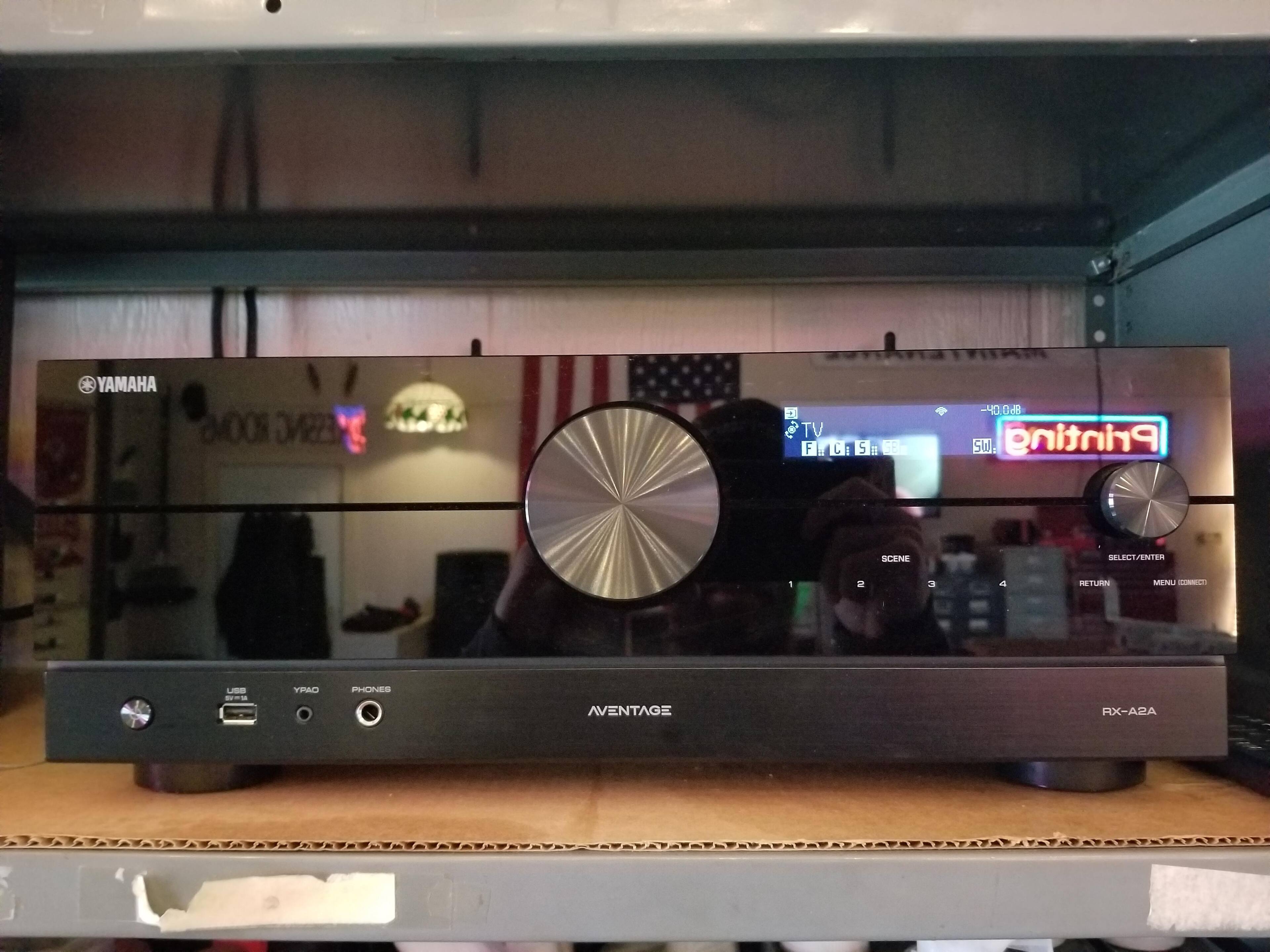 Yamaha AVENTAGE RX A2A 100W 7.2 Channel AV Receiver with 8K HDMI