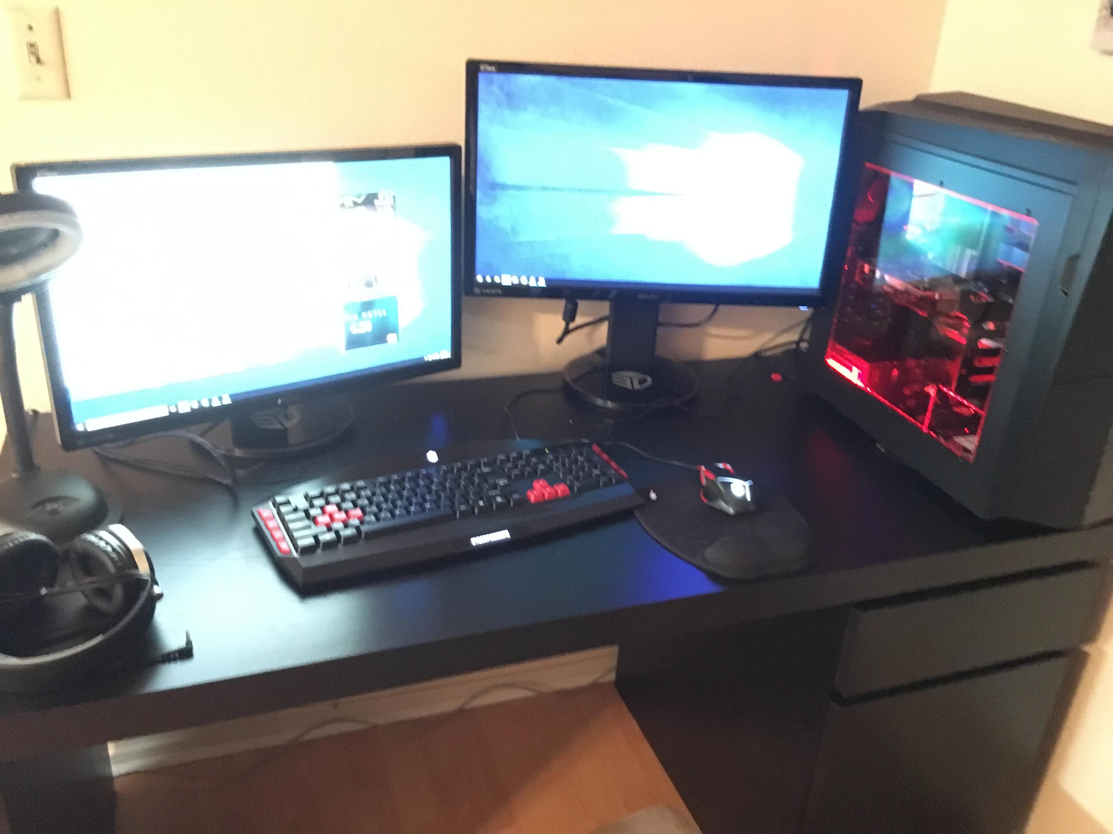 The set up, click to load a larger version