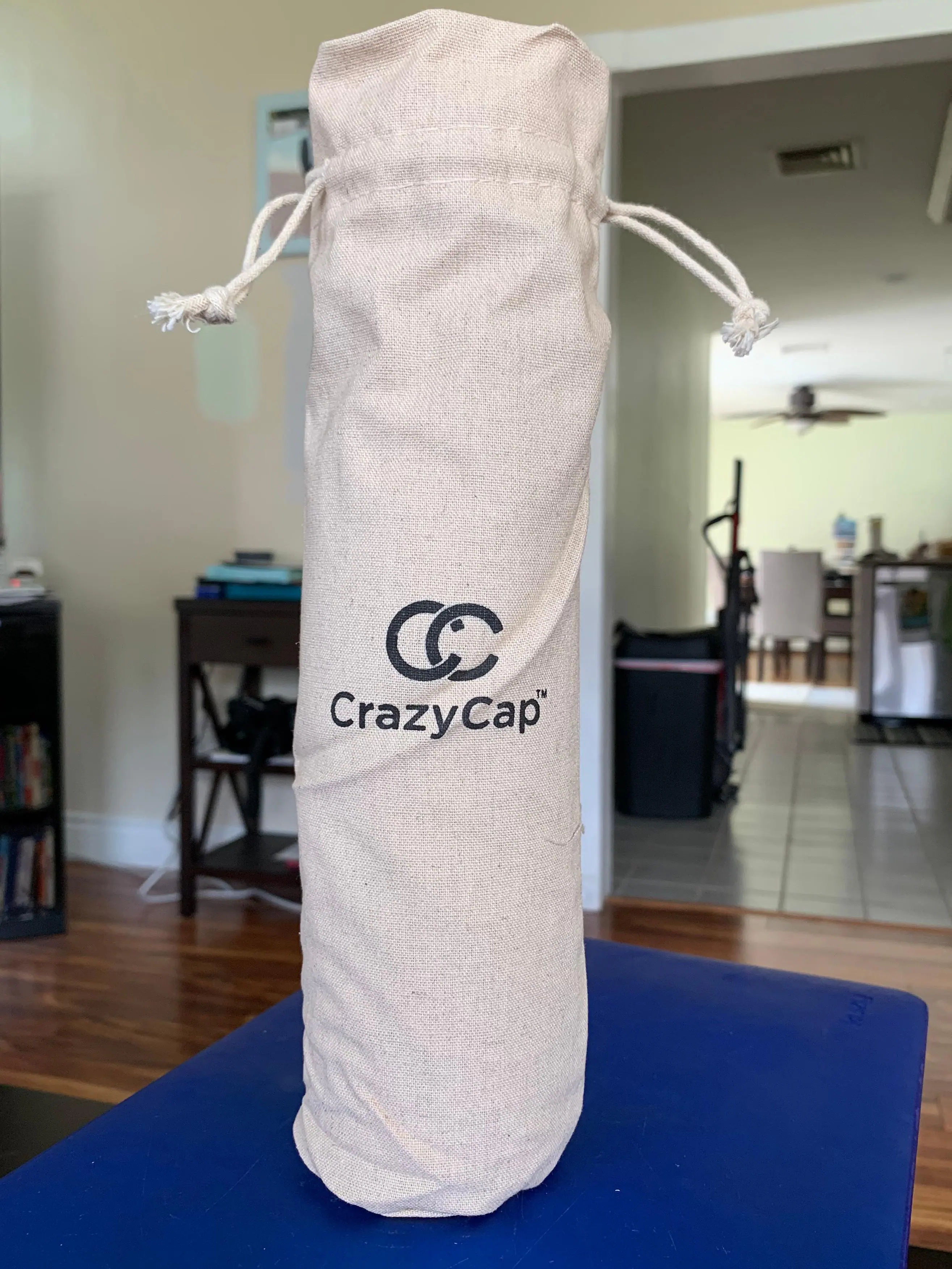 Bottle in provided bag, click to load a larger version