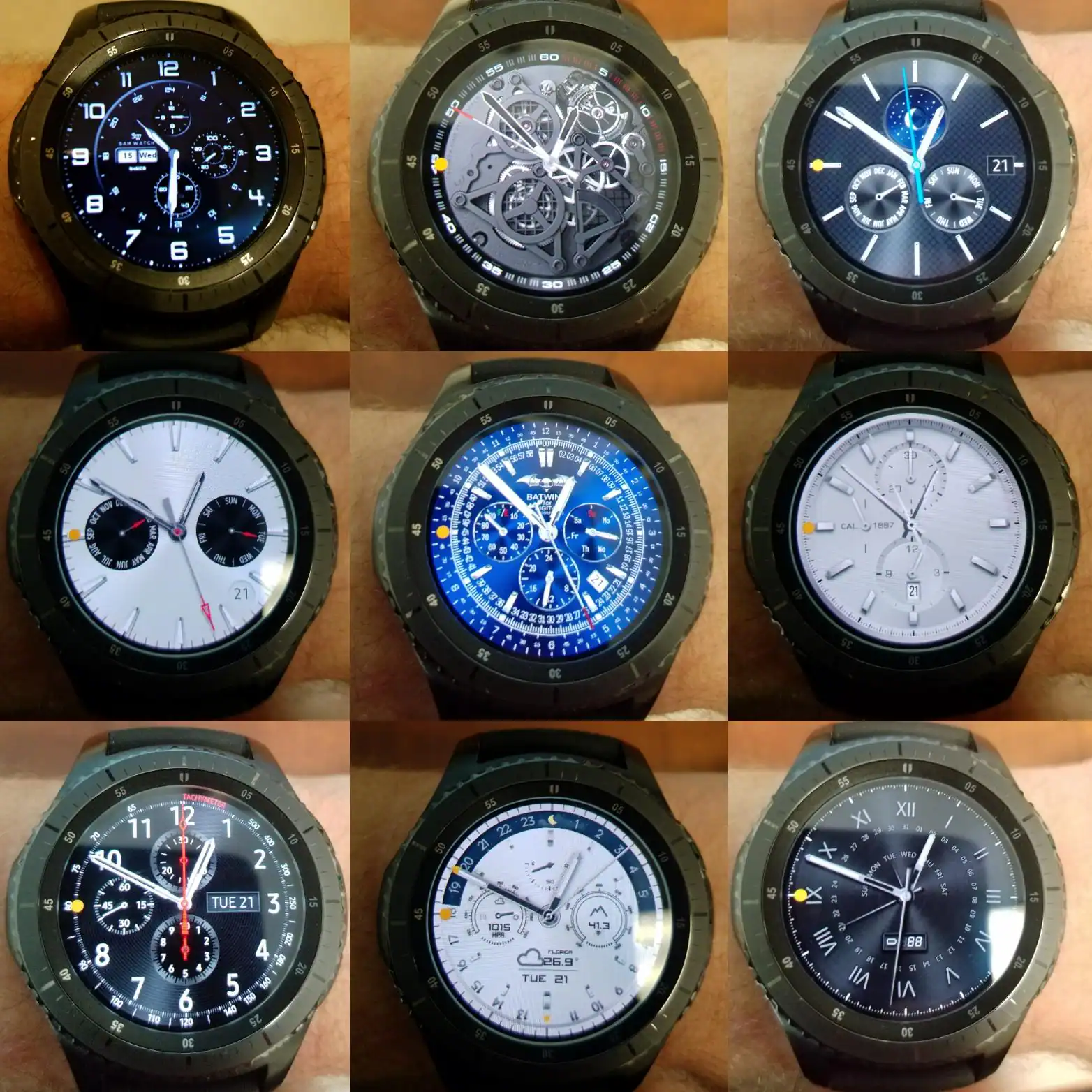 Some of my favorite watch faces, click to load a larger version