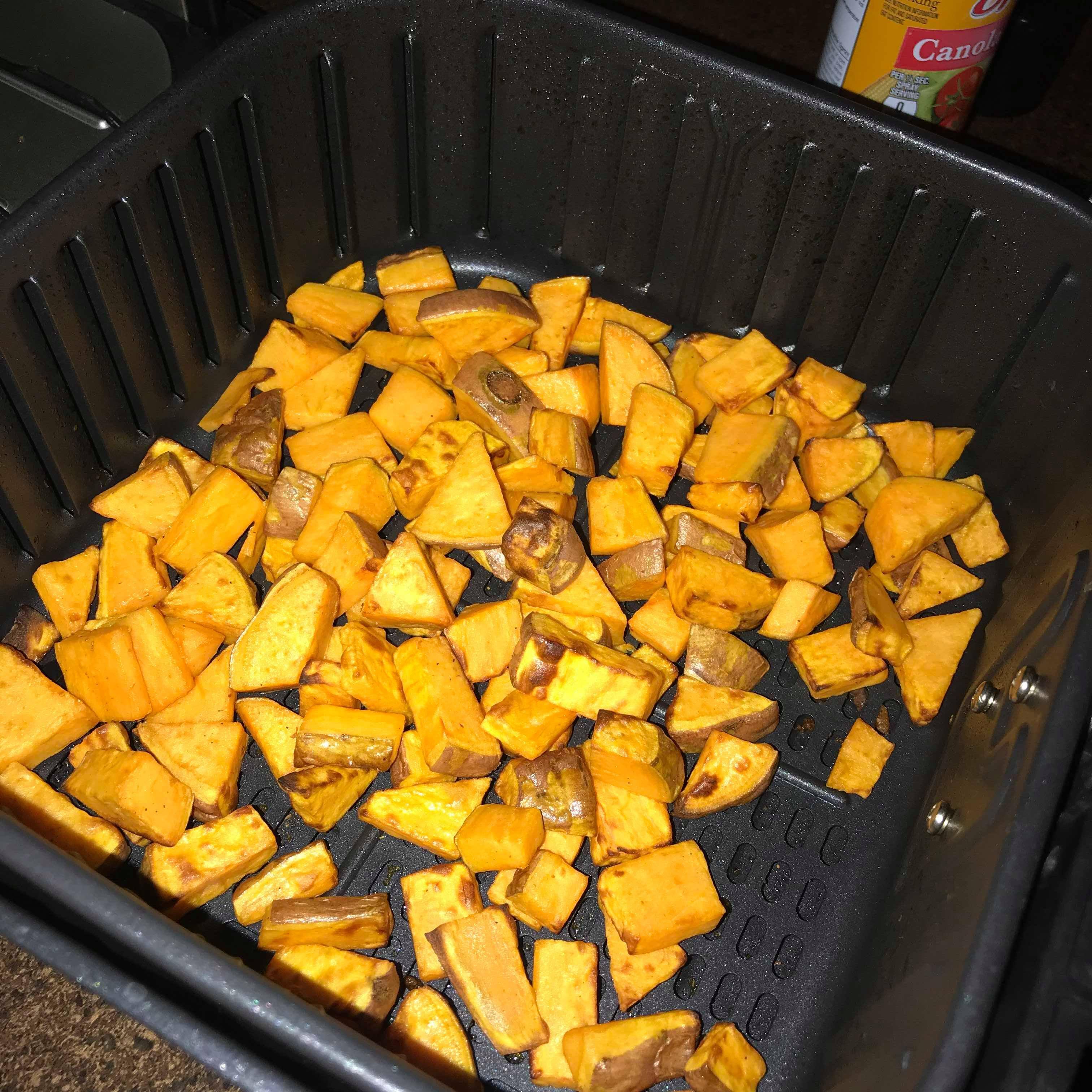 Sweet Potato chunks for a hash, click to load a larger version