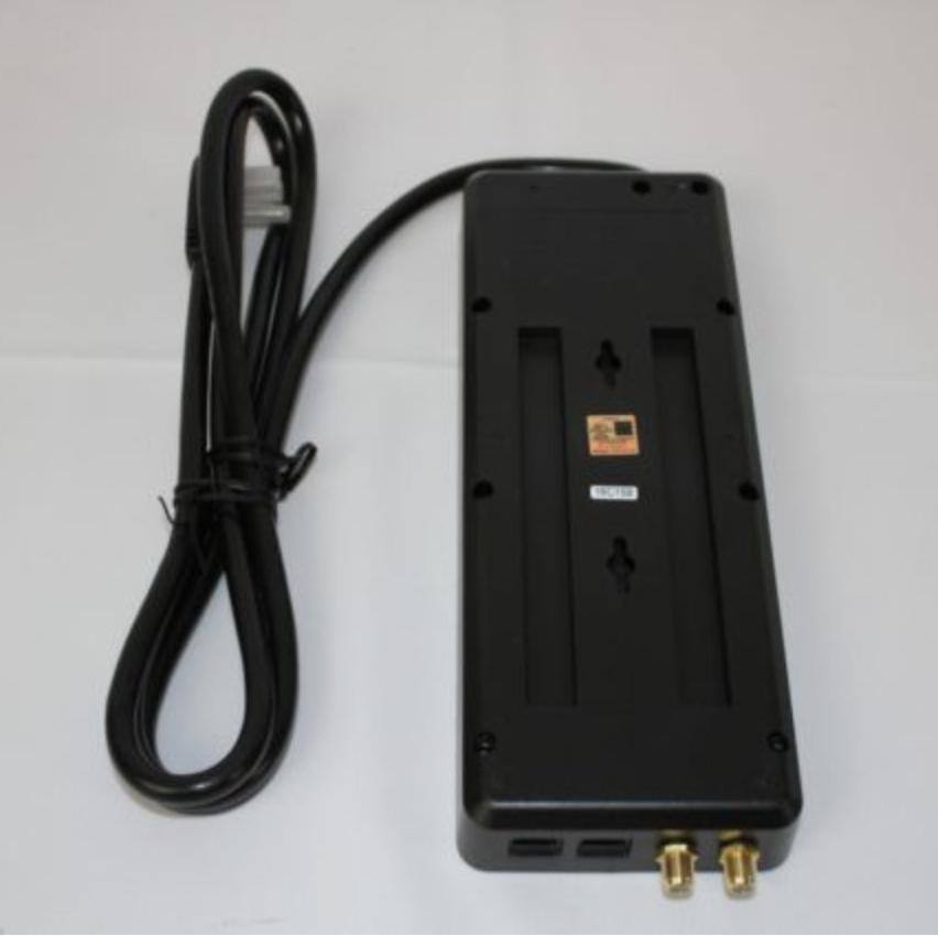 Bottom View - Rocketfish™ - 8-Outlet/2-USB Surge Protector Strip, click to load a larger version