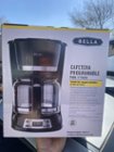 Bella 12-Cup Programmable Coffee Maker Ink Blue 17485 - Best Buy
