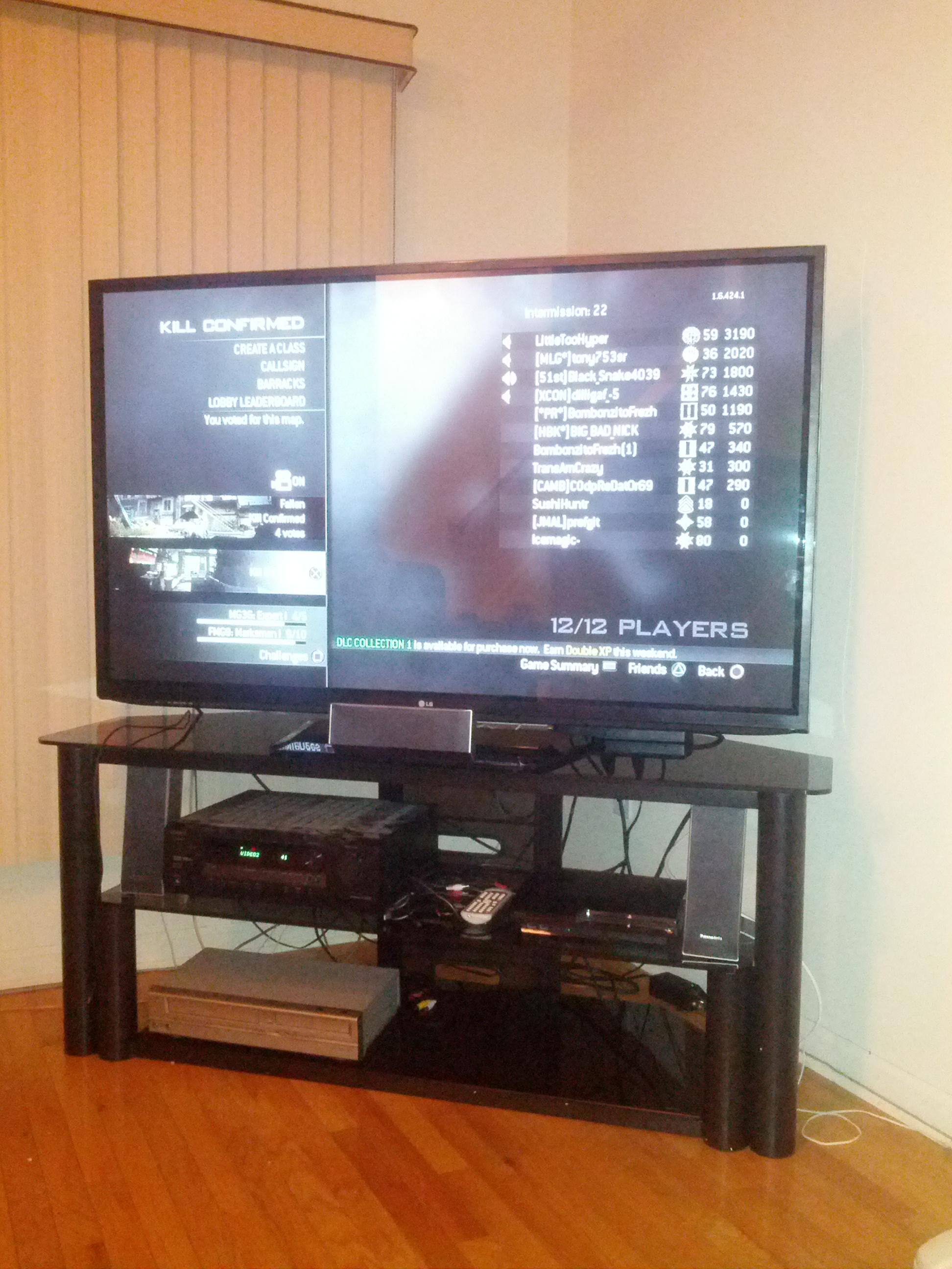 60" LG tv/ init stand, click to load a larger version