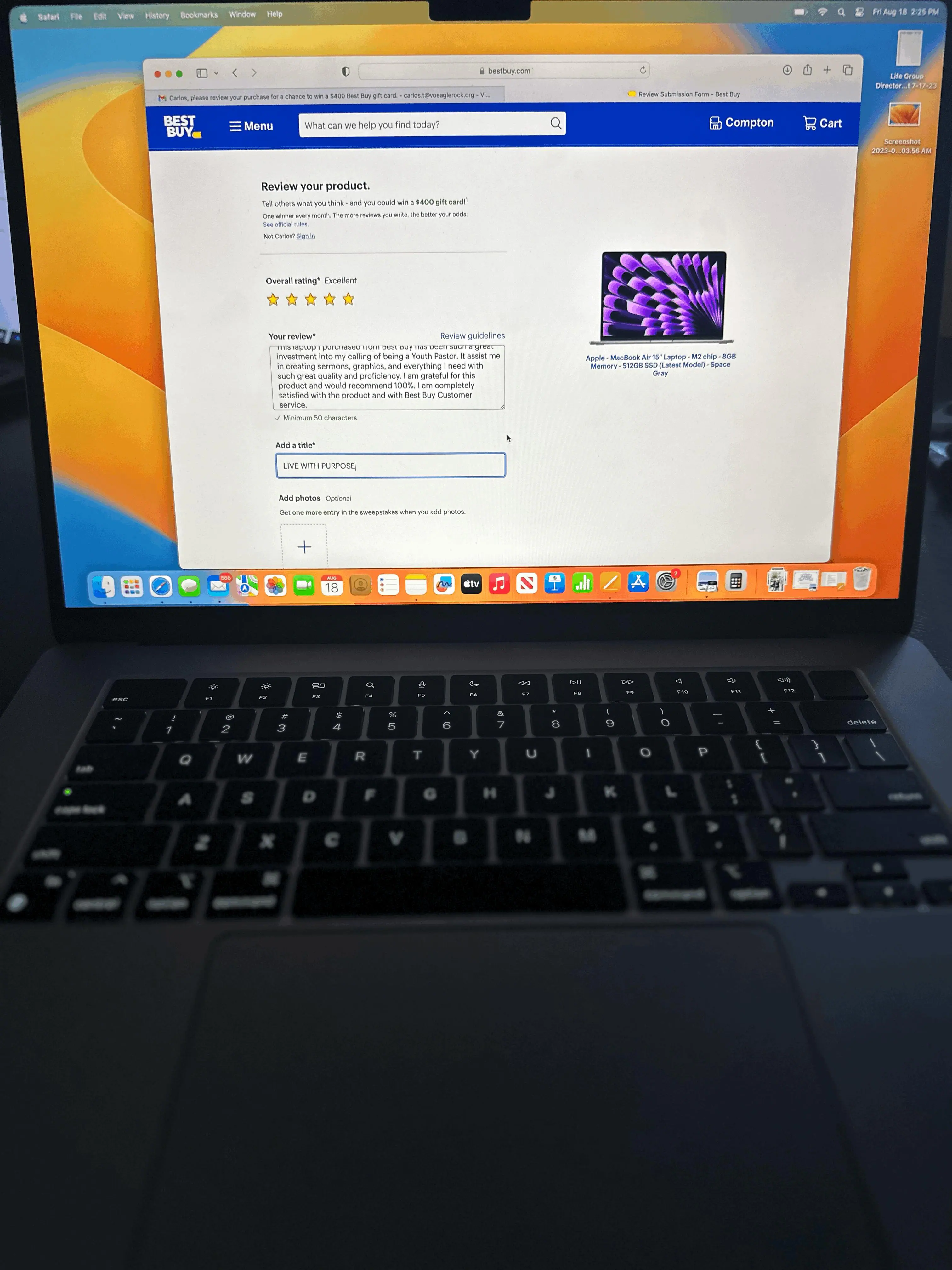 Customer provided, click to load a larger version