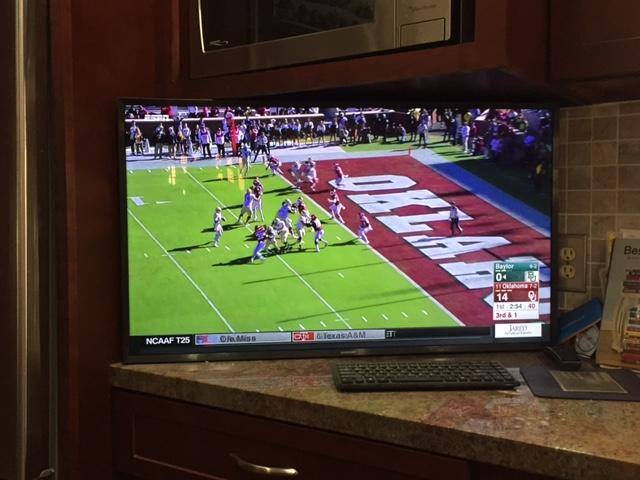 TV in Kitchen, click to load a larger version